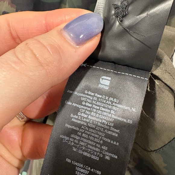 G STAR RAW VODAN CAMO CROP BUTTON UP SHIRT - Picture 11 of 12